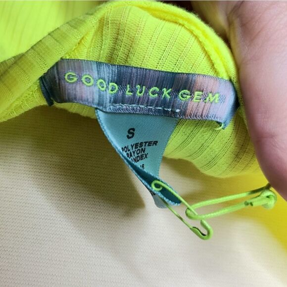 Good Luck Gem | NWT Neon Ribbed Top - Picture 4 of 4